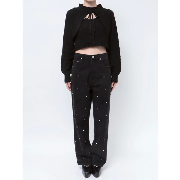 レイヤードセットニットTOP[品番：MKSW0058860]｜EATME