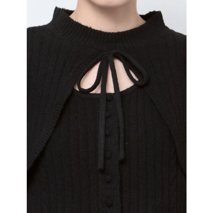 レイヤードセットニットTOP[品番：MKSW0058860]｜EATME