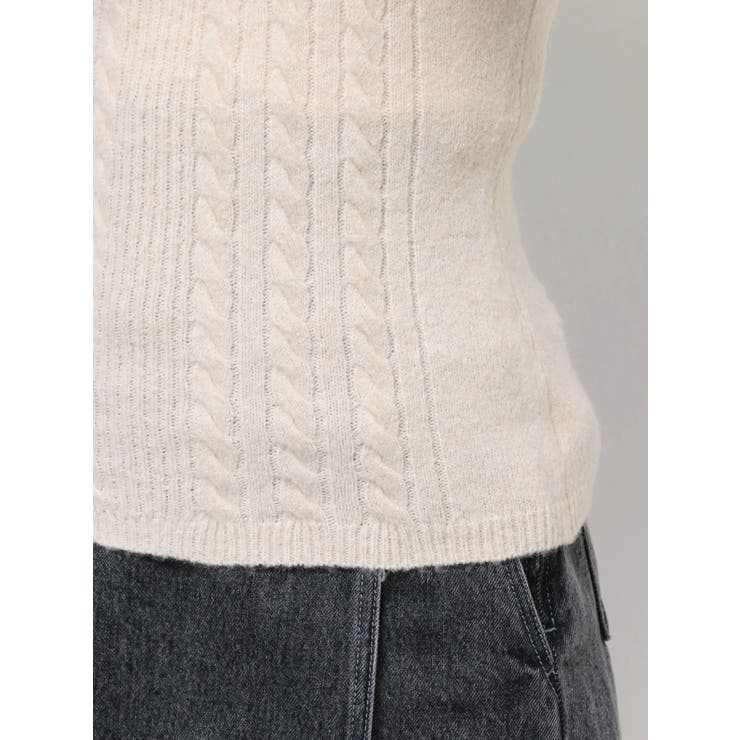 リボンショルダーニットTOP | EATME | 詳細画像25 