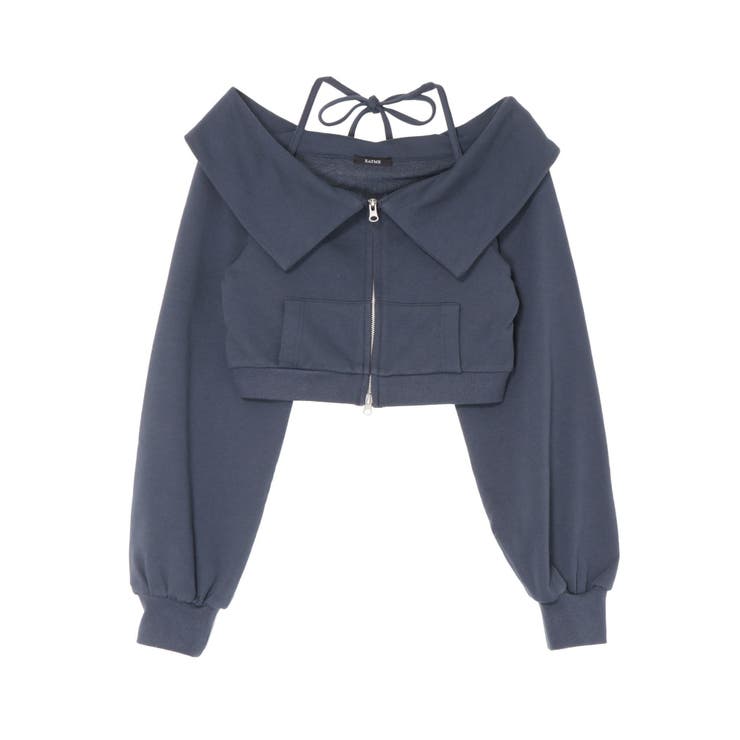 オフショルパーカーデザインTOP（セットアップ可能）[品番