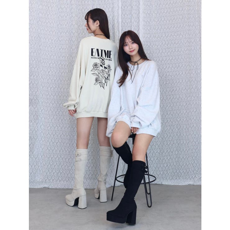 エンブロイダリースウェットTOP[品番：MKSW0059609]｜EATME