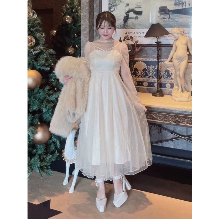 ビジューチュールワンピース[品番：MKSW0061846]｜EATME（イートミー