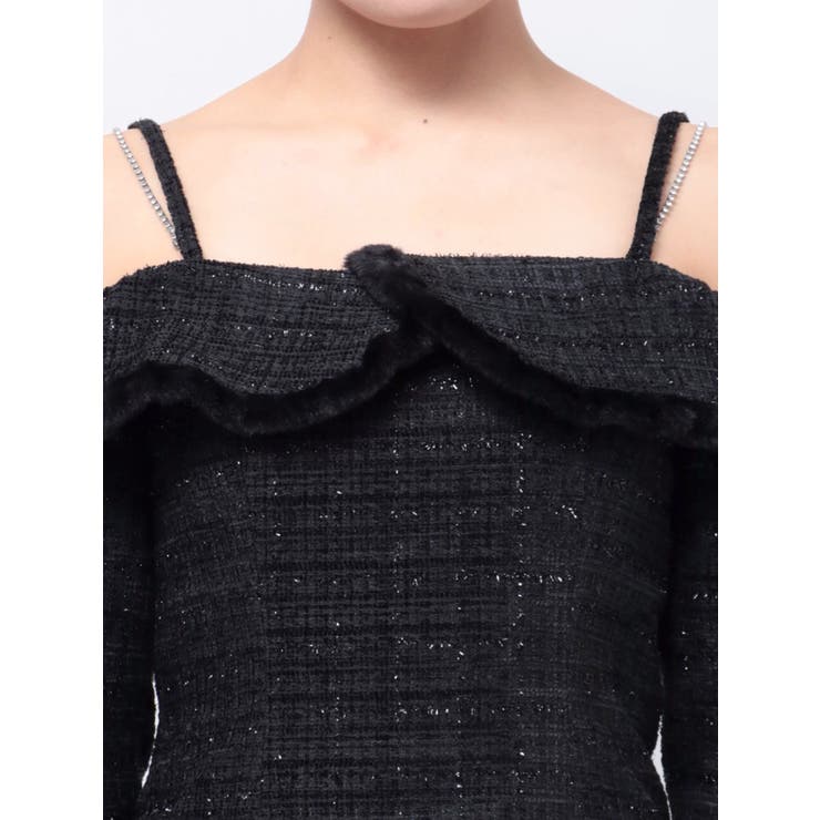 ツイードオフショルダーワンピース | EATME | 詳細画像33 