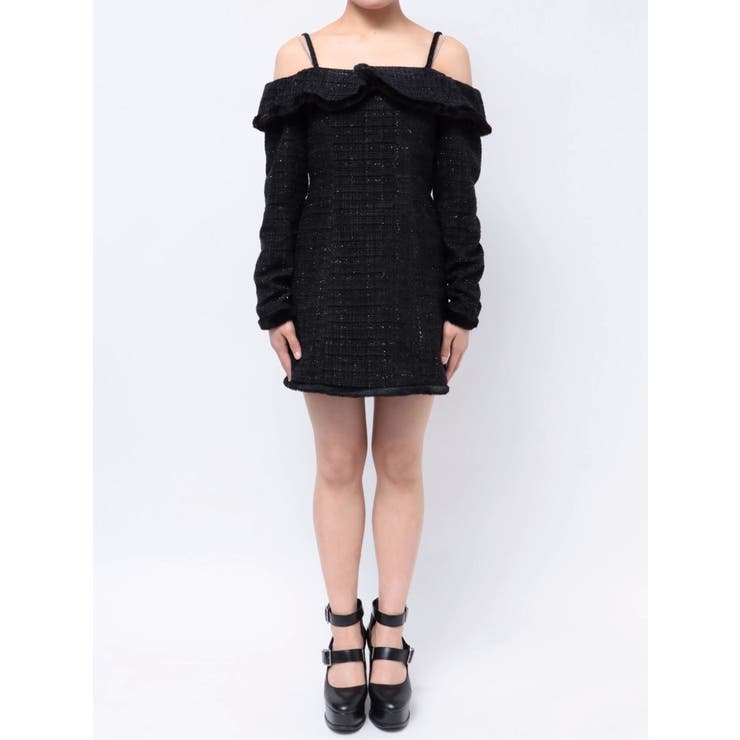 ツイードオフショルダーワンピース | EATME | 詳細画像39 