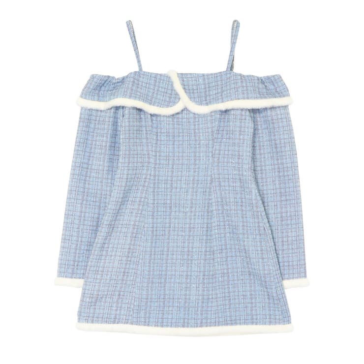 ツイードオフショルダーワンピース | EATME | 詳細画像46 