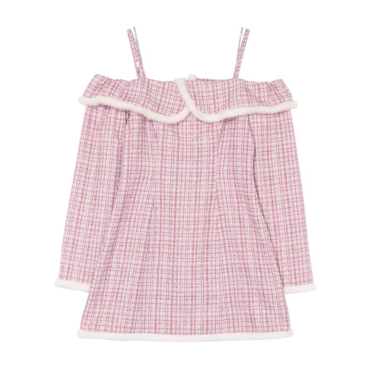 ツイードオフショルダーワンピース | EATME | 詳細画像48 