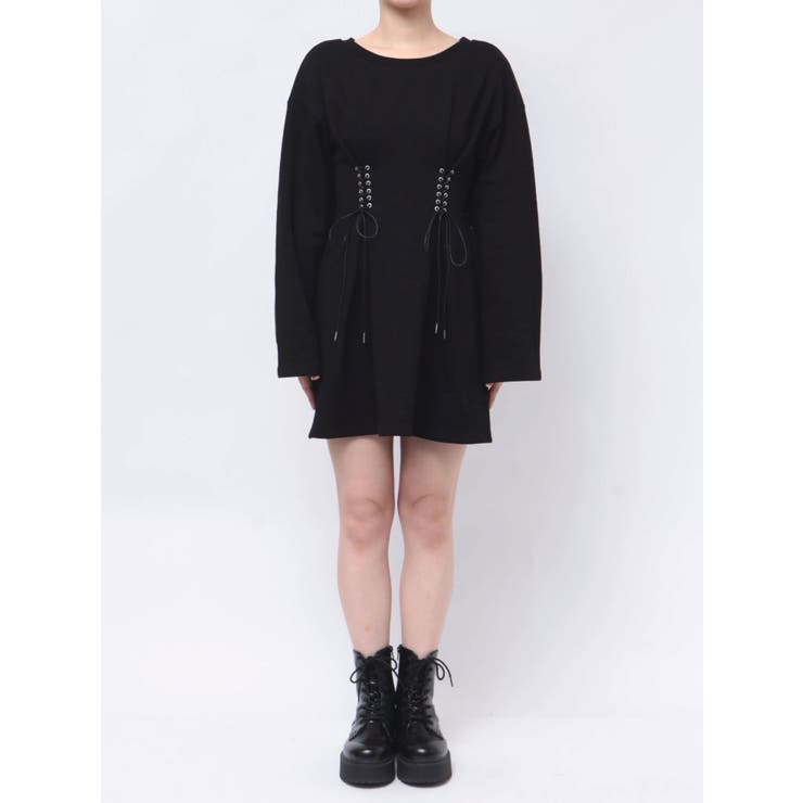 レースアップスウェットワンピース | EATME | 詳細画像18 