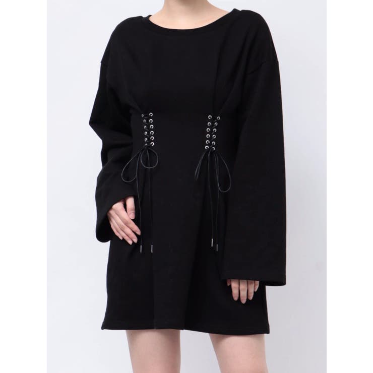 レースアップスウェットワンピース | EATME | 詳細画像33 