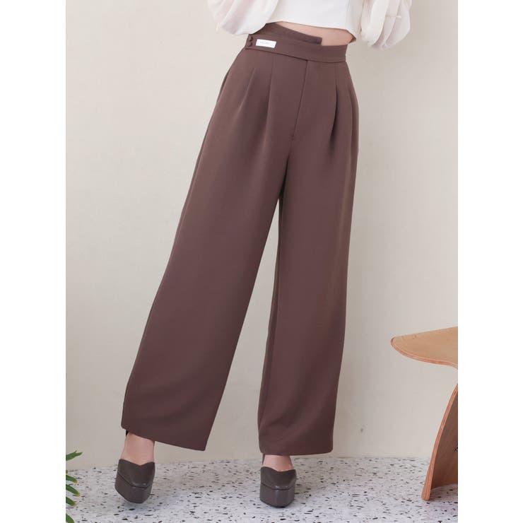 アシメベルトワイドパンツ | EATME | 詳細画像10 