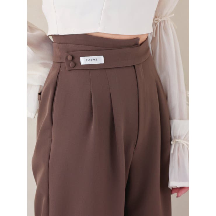 アシメベルトワイドパンツ | EATME | 詳細画像11 