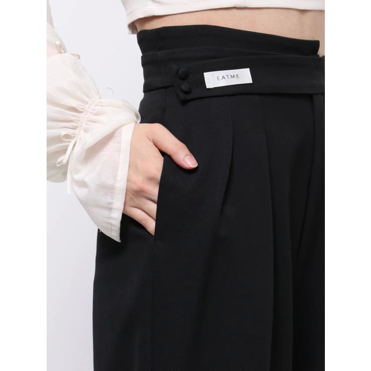 アシメベルトワイドパンツ | EATME | 詳細画像18 