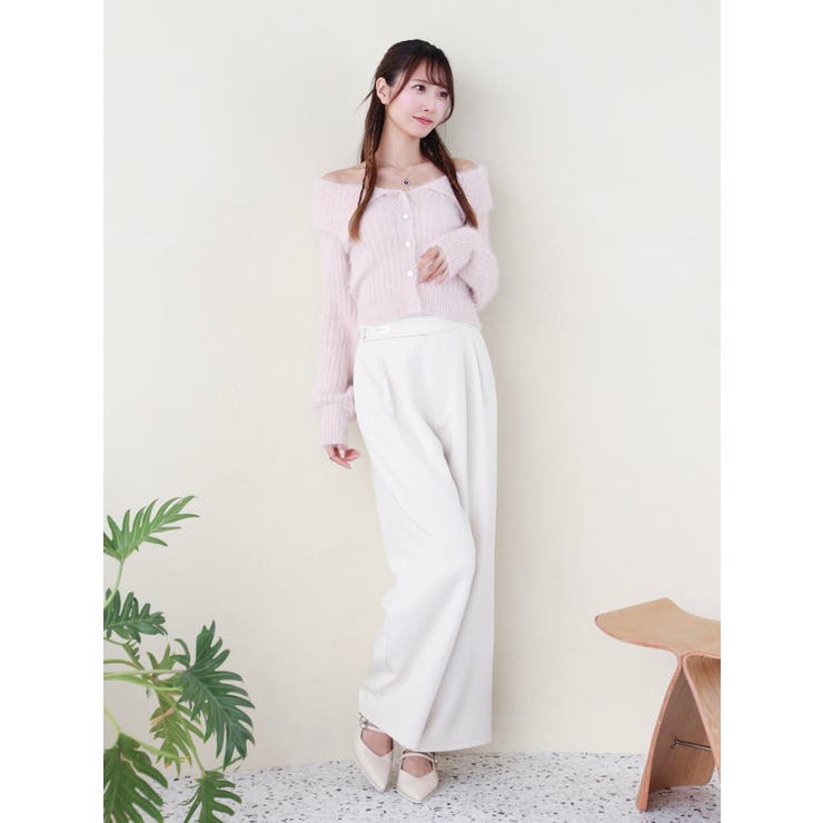 アシメベルトワイドパンツ | EATME | 詳細画像7 