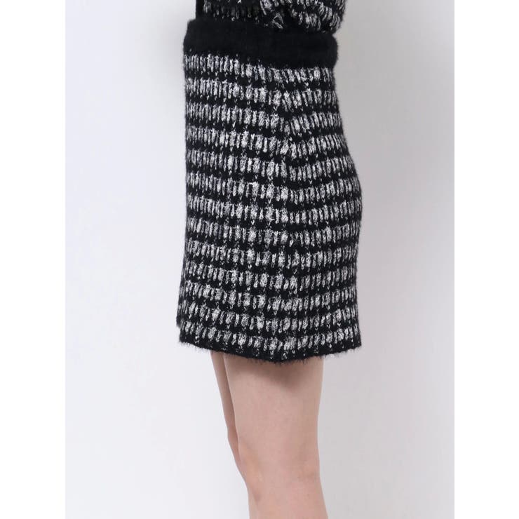 ツイードライクニットスカート（セットアップ可能） | EATME | 詳細画像19 