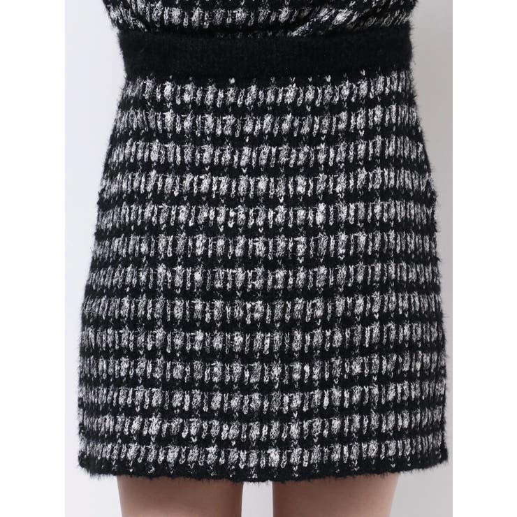ツイードライクニットスカート（セットアップ可能） | EATME | 詳細画像21 
