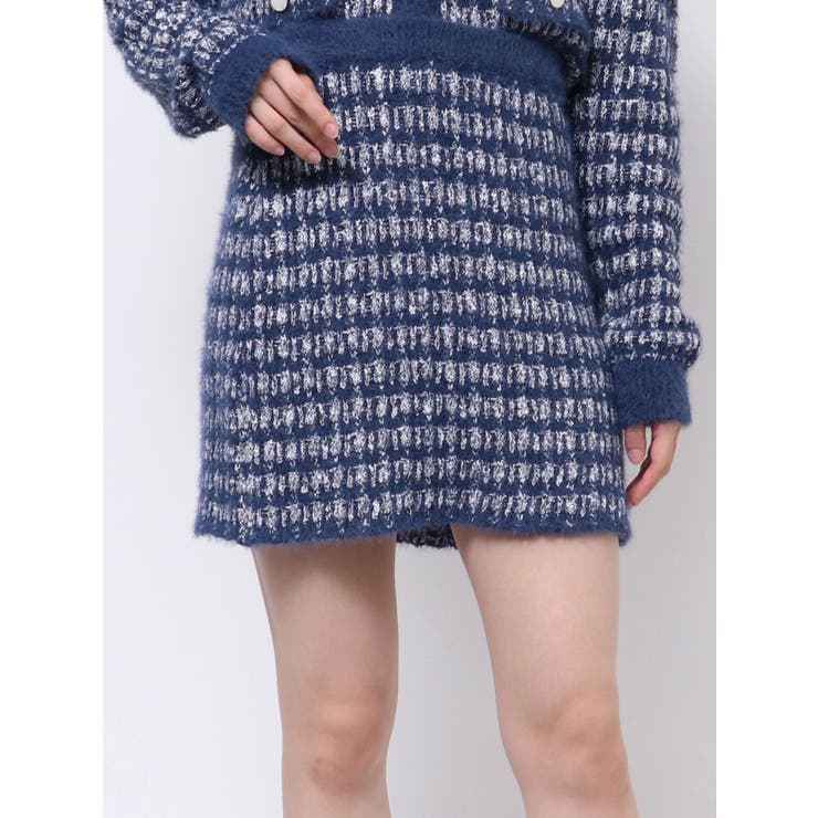 ツイードライクニットスカート（セットアップ可能） | EATME | 詳細画像31 