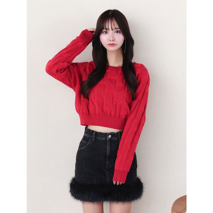 ロゴジャガードニット | EATME | 詳細画像4 