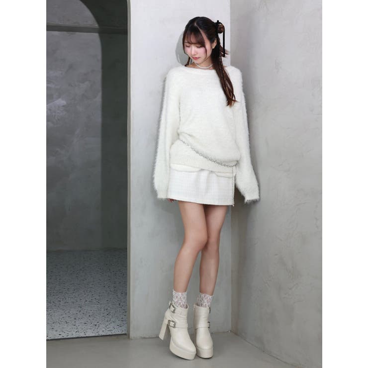 フワフワフェザーチュニック | EATME | 詳細画像25 