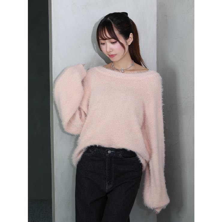 ピンク | フワフワフェザーチュニック | EATME