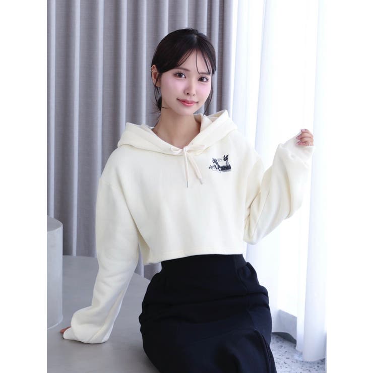 クロップドフーディ | EATME | 詳細画像3 