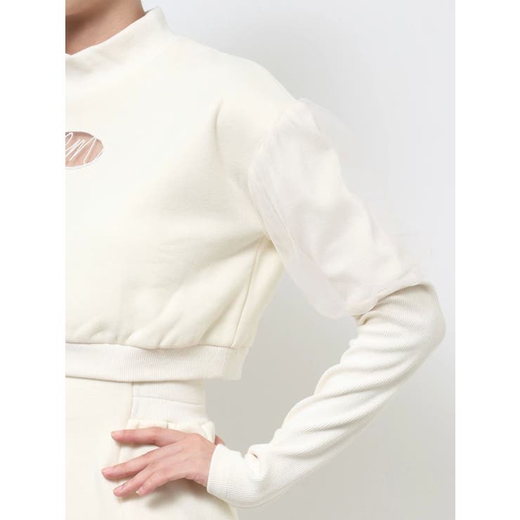 ハイネックロゴスウェット（セットアップ可能） | EATME | 詳細画像17 