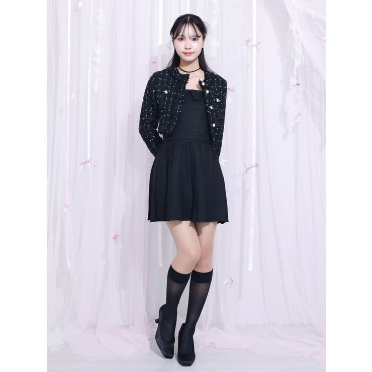 クロップドツイードジャケット（セットアップ可能） | EATME | 詳細画像16 