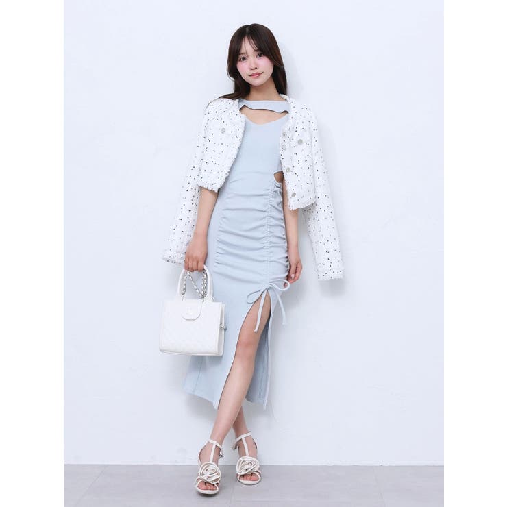 クロップドツイードジャケット（セットアップ可能） | EATME | 詳細画像29 