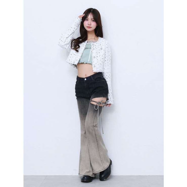 クロップドツイードジャケット（セットアップ可能） | EATME | 詳細画像38 