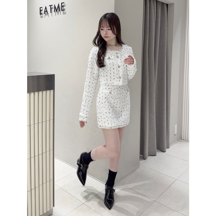 クロップドツイードジャケット（セットアップ可能） | EATME | 詳細画像44 