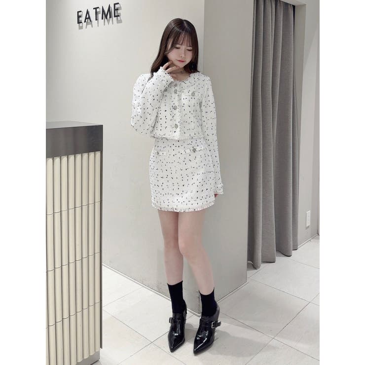 クロップドツイードジャケット（セットアップ可能） | EATME | 詳細画像45 