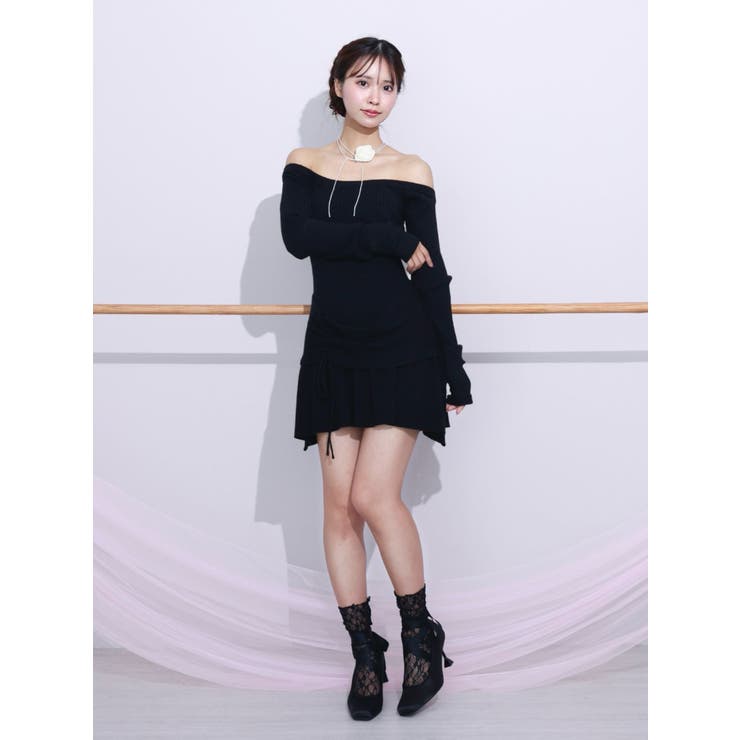 ギャザーニットワンピース | EATME | 詳細画像11 