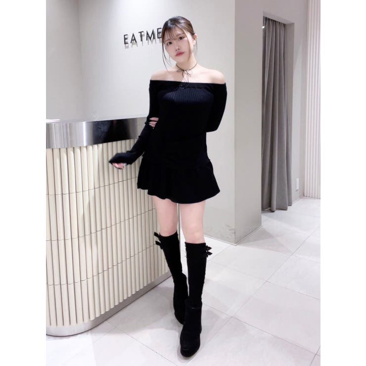 【専用です】CARAMEL ニットワンピース　Elara Dress 3Y イタリア NORAH & OLIVIA ノラアンドオリビア / ミニ丈 ゴールド