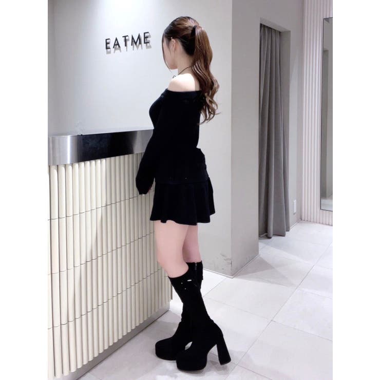 ギャザーニットワンピース | EATME | 詳細画像18 