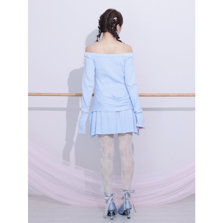 ギャザーニットワンピース | EATME | 詳細画像25 