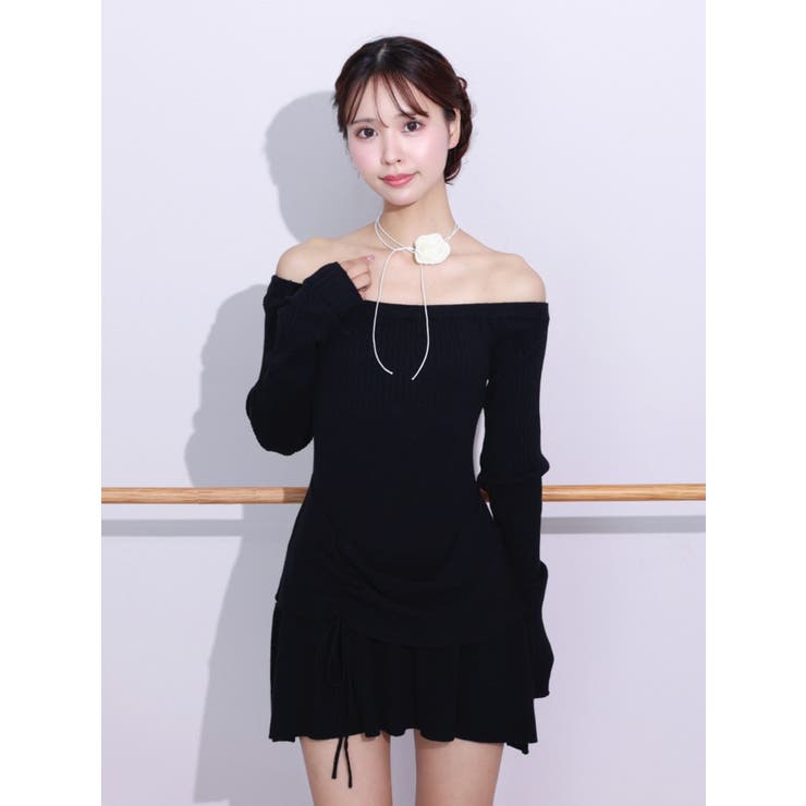 ギャザーニットワンピース | EATME | 詳細画像26 