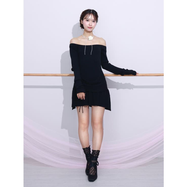 ギャザーニットワンピース | EATME | 詳細画像27 