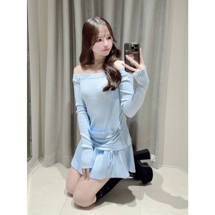 ギャザーニットワンピース | EATME | 詳細画像31 