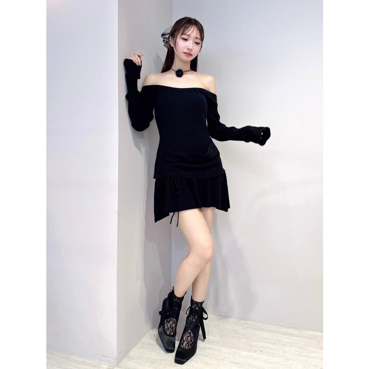 ギャザーニットワンピース | EATME | 詳細画像39 