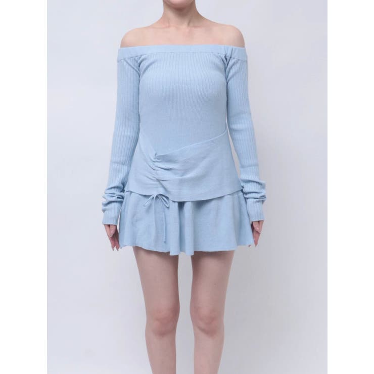 ギャザーニットワンピース | EATME | 詳細画像48 