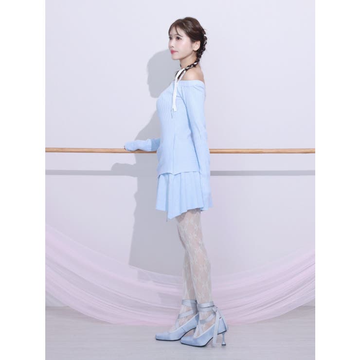 ギャザーニットワンピース | EATME | 詳細画像7 