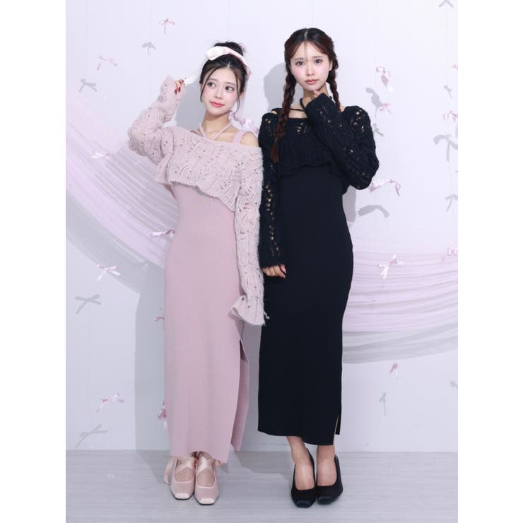 レイヤードニットワンピース | EATME | 詳細画像26 