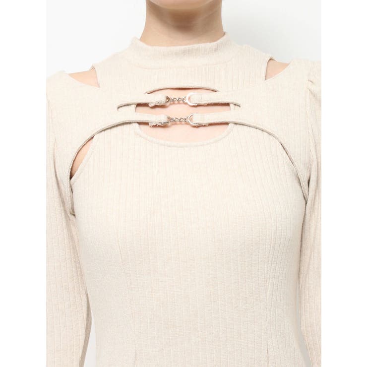 ベルテッドデコルテリブワンピース | EATME | 詳細画像23 