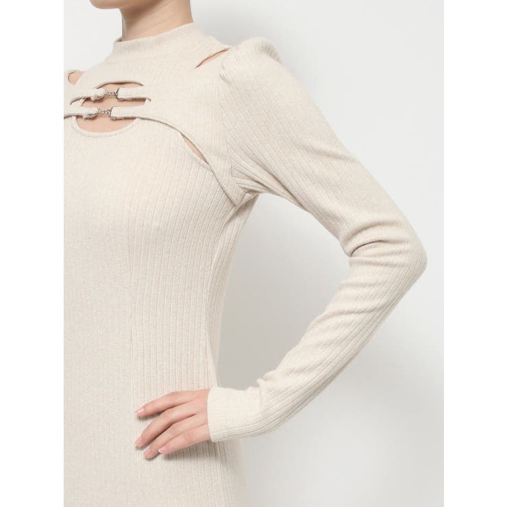 ベルテッドデコルテリブワンピース | EATME | 詳細画像24 