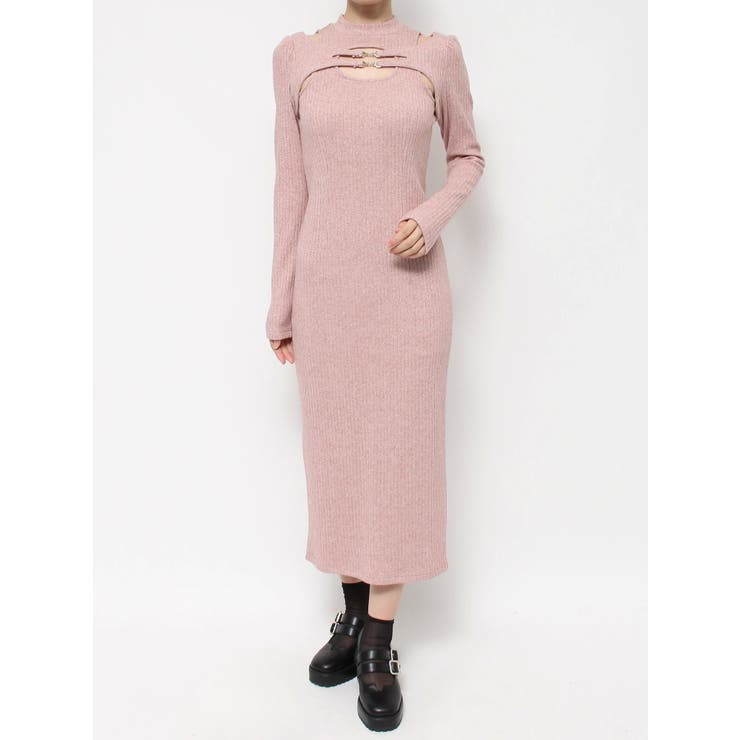 ベルテッドデコルテリブワンピース | EATME | 詳細画像42 