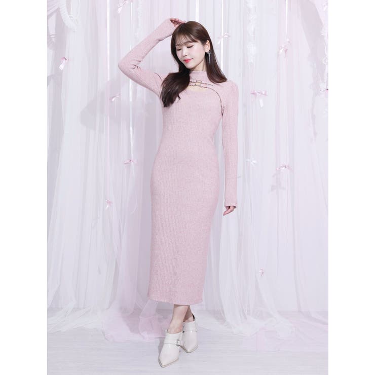 ベルテッドデコルテリブワンピース | EATME | 詳細画像9 