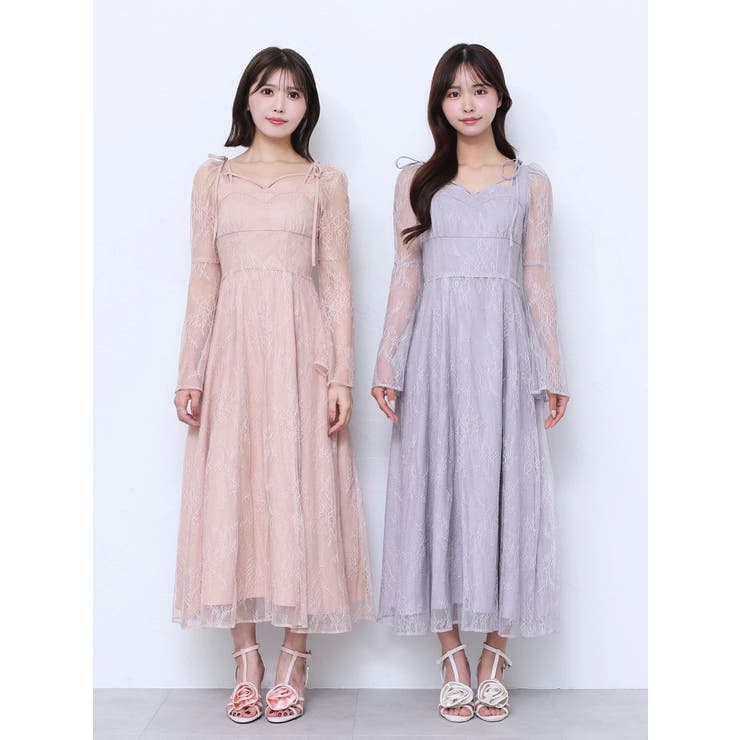 リボンショルダーレースワンピース | EATME | 詳細画像19 