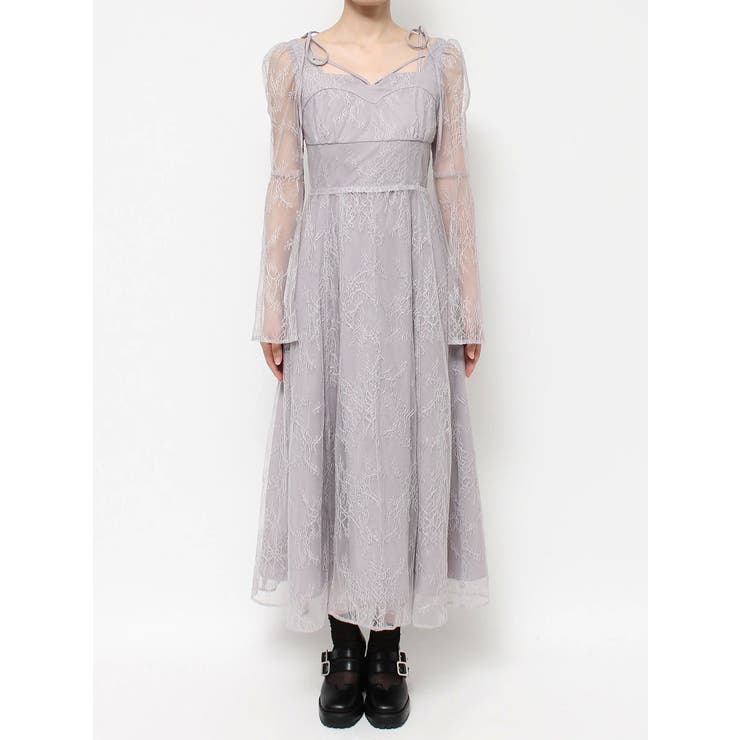 リボンショルダーレースワンピース | EATME | 詳細画像31 