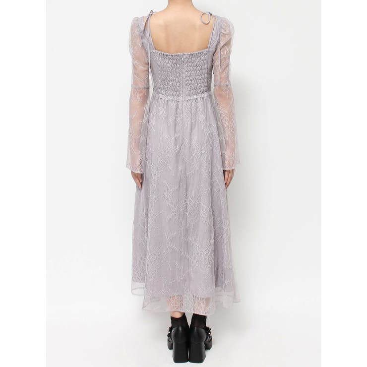 リボンショルダーレースワンピース | EATME | 詳細画像33 