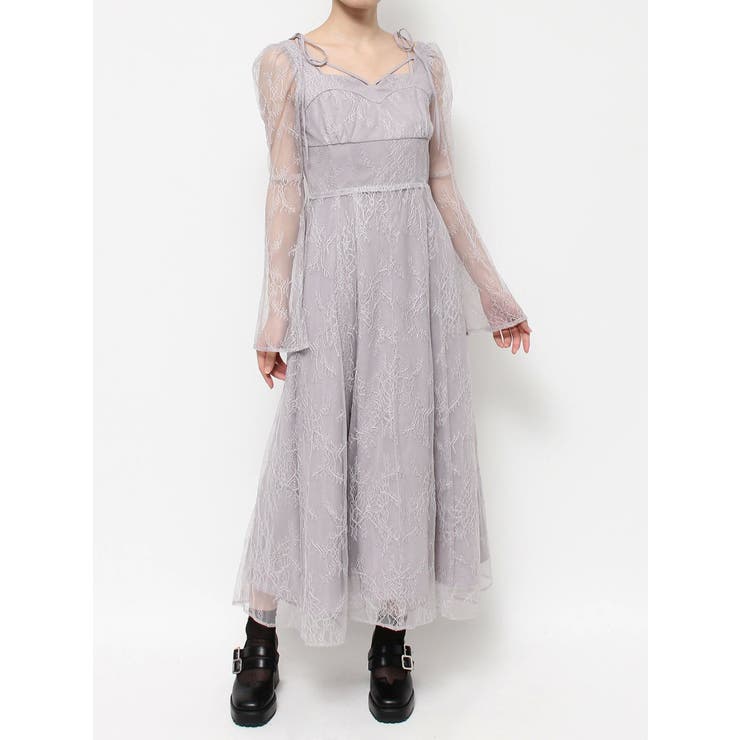 リボンショルダーレースワンピース | EATME | 詳細画像41 