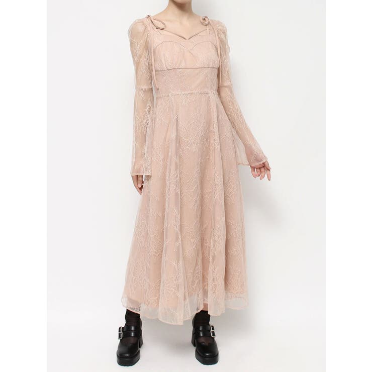 リボンショルダーレースワンピース | EATME | 詳細画像43 