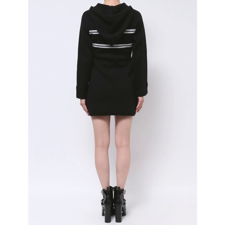 フーディーロゴニットワンピース | EATME | 詳細画像34 